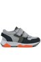 Genuine Leather Gray Black Kids Sneakers Sports Shoes - 3
