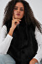 6804 Women's Sheepskin Vest - Black - 3