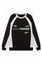 Y2K Streetwear Printed Black Unisex Oversize Crew Neck Sweatshirt