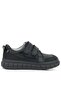 Genuine Leather Black Velcro Casual Sports Children's School Shoes - 3