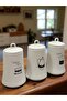 3-Piece Vacuum Jumbo Size Coffee Sugar Tea Jar Set 1 Lt - 4