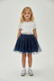 Girl's Printed 23 April 29 October 19 May Wedding Birthday and Party Tulle Tutu Skirt