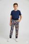 Printed Knitted Children's Unisex Sweatpants Jogger with Elastic Waist and Cuffs - 2