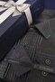 Light Black Green Striped Slimfit Winter Lumberjack Shirt with Gift Box - 5