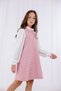 Tweed Fabric Girls Dress - 4
