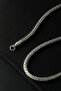 316L Stainless Steel 4 mm Snake Spiga Model Men's Chain Necklace