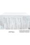 Mtxdpn Silver Metallized Table Skirt 275X75 cm – (101131) Self-Adhesive - 6