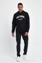 Men's Hooded Comfortable In-mold Fleece 3 thread California West Printed Sweatshirt spr24sw08
