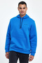 Men's Hooded Comfortable Fit Fleece Lined 3-Thread Thick Ar Embroidered Sweatshirt Spr24Sw07 - 4