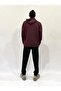 Men's Hooded Comfortable Fit Fleece Lined 3-Thread El Letter Printed California Printed Sweatshirt Spr24Sw03 - 4