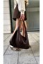VERONA Textured Knit-Textured Loose-Looking and Large-Capacity Women's Shoulder Bag(: Height 28*Width 48*Base 12 cm) - 3