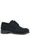 Black Glittery Lace-Up Suit Classic Children's Shoes - 2