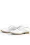 White Patent Leather Laced Oxford Children's Classic Shoes - 5