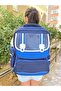 Color Bags College Style Backpack - Green, Purple, Navy Blue - 3