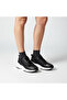 Black Leather Textile Sneaker - 5