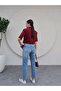 Light Blue Cut-Off Leg Original Jeans - 5