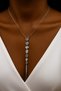 100% Steel Manufactured Steel Stainless Tarnish-Free 7 Element Necklace Silver - 4