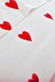 Heart Double Sheet Elastic Heart Duvet Cover Set - 2