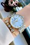Original New Season Waterproof Women's Wristwatch Gold Silver Steel Cord Gift Bracelet Dkby2028C2 - 6