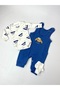 Baby Boy Jumpsuit with Car Embroidery - 2