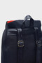 Handmade Black Women's Backpack with Flannel Detail - Medium Size - 7