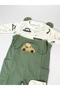 Baby Boy Jumpsuit with Car Embroidery - 4