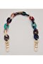 Colorful 55 Cm Oval Ring Light Gold Acrylic Chain with Hook - 3