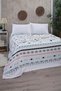 King Size Patterned Pique 240x260 cm