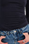 Crew Neck Basic Blouse B1496-Dk2 - 3