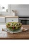 Crystal Decor Colored Glass Bowl / Tableware Presentation Bowl / Salad Bowl - 2