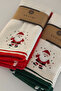 Set of 2 New Year Themed Embroidered Kitchen Towels - 100% Cotton Towels - New Year Gift - 5