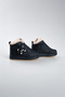 Panda Detailed Furry Unisex Kids Baby Boots DARK BLUE - 3