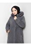 Women's Fullly Padded Waist with Lace-Up Nova Fabric Tesuture Coat - 4