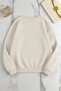 Unisex Ballerina Cappucina Printed Oversize Crew Neck Sweatshirt - 2