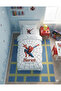 BABY AND KIDS ROOM Net and Spiderman Patterned Duvet Cover Set - 4