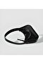 Patent Leather Black Serrated Baguette Handbag - V2 - 4