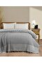 بيكيه فردي مزدوج أنثراسايت مقاس 200 × 230 سم