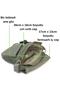 Small Khaki Green Shoulder Bag Canvas Bag School Tablet Casual Bag - 5
