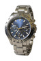 Men's Wrist Watch – Navy Blue Dial, Metal Band and Case Stylish Design in Special Box