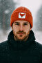 Orange Wool Beret Fox Punch New Year's Gift Detailed Orange Beret - 2