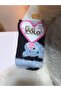 Girl's Plush Detailed Socks Soft Breathable Anti-Sweat - 5