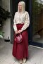 Ecru Comfortable Fit Buttoned Knitwear Women's Cardigan Mg2552 - 5