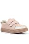 Powder Glitter Genuine Leather Velcro Girls' Sneaker Shoes - 2
