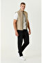 Bej N-Tech Dik Yaka Casual Yelek - 3