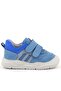 Schaggy Genuine Leather Blue Baby Sneakers - 3