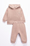 Hooded Fleece-Lined Unisex Tracksuit Set 9-12-18-24 Months