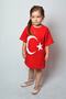Girl's Boy's T-Shirt with Turkish Flag - 7