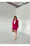 METAL BUTTON BLAZER DOUBLE SKIRT SET - 6