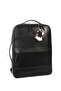 Genuine Leather Black Laptop Backpack 908 60