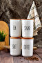4Pcs Tea/Sugar/Coffee/Salt Label Sticker Waterproof Transfer Label Series - 2